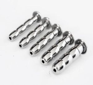 Male Stainless Steel Mushroom Head Catheter Urethral Sounding Stretching Stimulate Bead Dilator Penis Plug Adult BDSM Sex Toy S0059125522