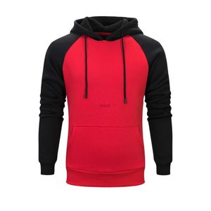 Bluzy Męskie kurtki nowe męskie bluzy na wiosnę i jesień europejski rozmiar handlu zagranicznym nowym męskim pullover pluszowe bluzy z kapturem 240412