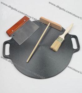 32 cm Non -Stick Handelsnutzung Home -Nutzung Herdem Gussguss Iron Crepe Pan Crepe Iron Crepe Plate1354211