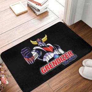 Mattor UFO Robot Grendizer Front Door Mat Anti-Slip Waterproof Goldorak Anime Outdoor Doormat Golv Badrumsmatta toalett Fotplattmatta