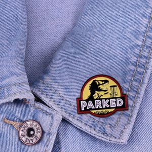 Halloween dinosaur drink enamel pin childhood game movie film quotes brooch badge Cute Anime Movies Games Hard Enamel Pins