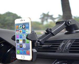 Windshield Mount Gravity Sucker Car Phone Holder Air Vent Car Holder för iPhone X Samsung S9 S8 Holder för telefon i CAR3603197