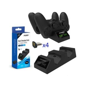 Stands Controller Dual Charging Dock for Ps4/slim/pro Wireless Handle Dual Charging Charger with Conversion Head Dual Charging Dock