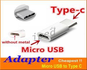 Micro USB till USB 20 Typec Type C USB Data Adapter Connector för Note7 New MacBook Chromebook Pixel Nexus 5x 6p Nokia Shippi4838229
