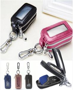 Wholes 2019 Pouch Key Case Car Key Holder Bag Key Holder Organizer Wallet Case Genuine Leather Car Keychain Bag 4126770