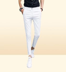 2020 Новое прибытие весна и лето New Men039s Слиты Slim Solid Color Simple Fashion Social Business Casual Office ME9184061