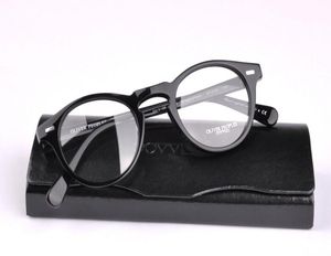 العلامة التجارية ذات الجودة العالية أوليفر الناس جولة نظارات صافية إطار النساء OV 5186 عيون gafas مع العلبة الأصلية OV51862154917