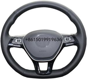 Coperchio volante in pelle nera fai -da -te per il 201517 per vw ar teon jetta passat egolf sportwagen 2018 tiguan 2019213584061