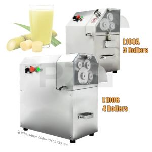 Juicers L100A L100B Comercial portátil portátil em pequena escala Cane de cana -de -açúcar Máquina de extrator de espremedor