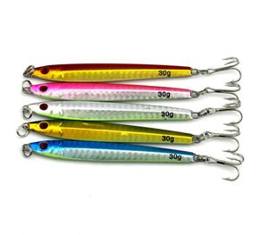 20pcslot 30g Metal Jigs Sea Fishing Hard Bait Spoon Fishing Tackle Lures Lead Bait2635798