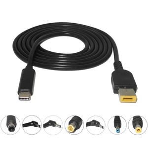 2024 USB C PD Ładowanie kabla kabla typu C do DC Universal Power Adapter Converter dla Lenovo Asus Dell HP Acer Samsung LG Laptops dla Lenovo