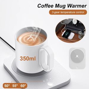 Canecas canecas canecas de caneca copo mais quente almofada de temperatura constante aquecimento USB Mat de tapete elétrico Conjunto de chá de chá de leite para casa