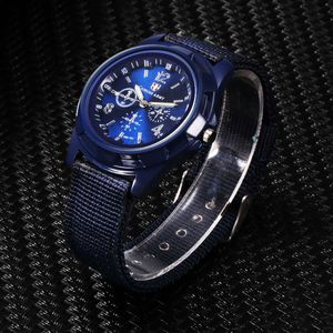 Fashion Sports Outdoor Trendy Men's Canvas Watch Gift