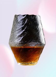 Japanskt disigt luftglas Fallande Whisky Tumbler Hammer Pattern Whisky Cup Xo Y Dricks Glasögon Winglass 2205052468832