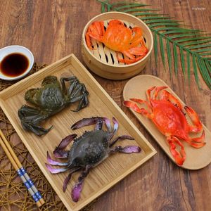 Decorative Flowers Simulated Food Items Yangcheng Lake Hairy Crab Model Props Male And Female Window Cabinets Display Ornaments Scene