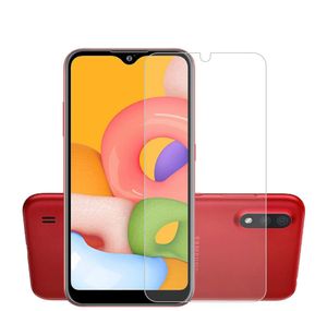 Samsung Galaxy A10 A10S A11 A01 A21 A21 A30 A70 A71 M10 M11保護ガラス6980090用HDクリア強和ガラススクリーンプロテクターフィルム