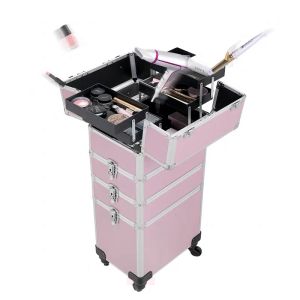 Levererar Multilayer Freely Combined Cosmetic Bagage Professional Artist Trolley Makeup Suitcase Nail Box Tattoo Tool Box Manicurist