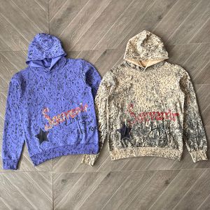 Gewaschene Hoodie Männer Frauen beste Qualität lässig Vintage übergroß