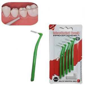 Brace Ortodontics Brace Interdental Limpe entre os dentes Mini escova de dentes Limpeza entre odontologia Viagem portátil em caixa portátil