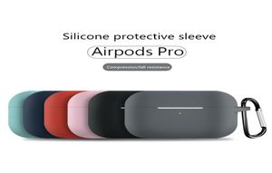 Airpods Pro Accorties Earphone Accessories Wireless Bluetooth سماعات الرأس السيليكون Cover3797765