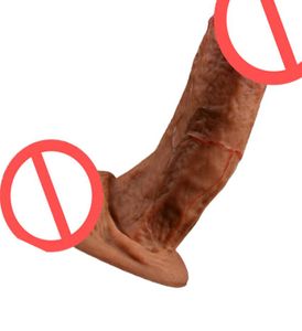 Soft Real Skin Silicone Huge Dildo Realistic Suction Cup Dildos Male Artificial Rubber Penis Female Masturbation Sex Toys For Wome2307270