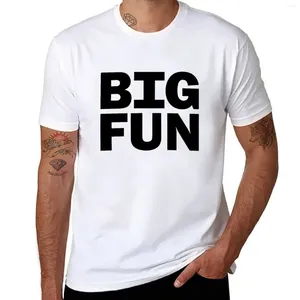 Tanques masculinos Tops Big Fun-Heathers T-shirt Black T camisetas de verão Kawaii Roupas T-shirts Man Mens Shirt Graphic