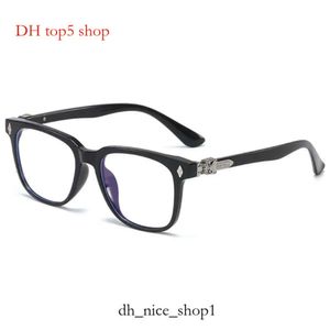 CHROME Designer CH Cross Glasses Frame Chromes Occhiali da sole di marca per uomini Donne Trendy Round Face TR90 Eye Male Protection Heart Ecclami Frame 2024 7354