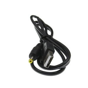 Kabel 100pcs 1m reine Kupferkern -USB -USB -USB -USB -DC 4,0x1.7mm Stecker 5V Stromladungskabel für PSP 1000/2000/3000 Ladungskabel 1A/2A