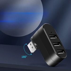 USB Hub 3.0 Adapter Rotate High Speed U Disk Reader USB Splitter 3 Ports USB 2.0 for Xiaomi Macbook Pro Laptop PC Accessories