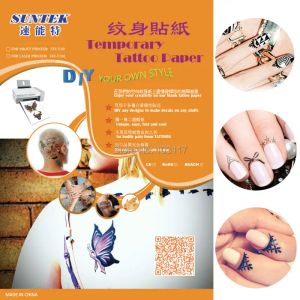 Levererar anpassad tillfällig personlighet Creative Tattoo Stickers Transfer Paper Nail Decal Art Paper