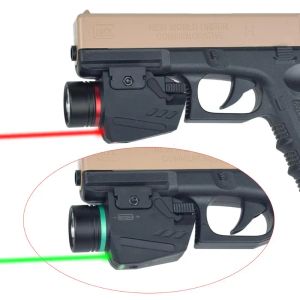 Tactical LED Flashlight Red Dot Laser Sight Military Hunting for 20mm Rail