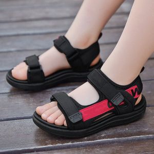 kids girls boys slides slippers beach sandals buckle soft sole outdoors shoe size 28-41 d1q9#