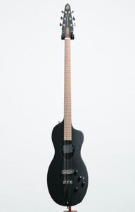 Rick Turner Model 1 Specjalna gitara elektryczna All Black Satin Limited Edition Niezbadnia mahoniowe body laminowanie pięty Abalon3219632