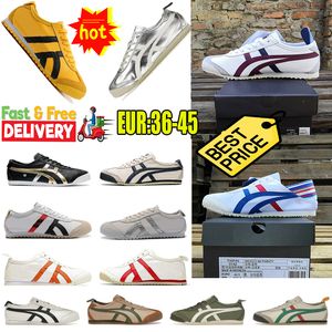 NYA ONITSUKASSS TIGER MEXICO 66 SNEAKERS Kvinnor Män Designers Running Shoes Black White Blue Gul Beige Low Fashion Trainers Gai