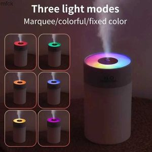 Humidifiers 260ml Luminous Air Humidifier Household Desktop Small Water Supplement Spray Air Humidification USB Car Portable Night Light