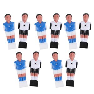 10 PCS Acessórios para máquinas de futebol Baby Toys Players Póstola Modelos de tabela de futebol Modelos de resina estatueta