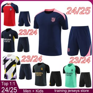 Atletico Man Pre-Match Maglie per bambini Kit di calcio 2024 Shirt da uomo del Real Madrid 23 24 25 Bellingham Vini Jr Boys Soccer Jersey Kit 2025 Camiseta Maillot Maglia