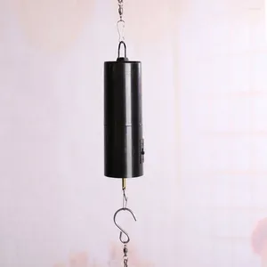 Decorative Figurines Home Wind Chimes Spinner Motor Battery Powered Hanging Metal Multifunction Large Tool For Courtyard Decor