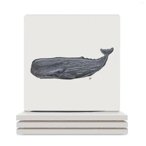 Tischmatten Sperma Whale Keramik Untersetzer (quadratische) Teebechhalter Set Set
