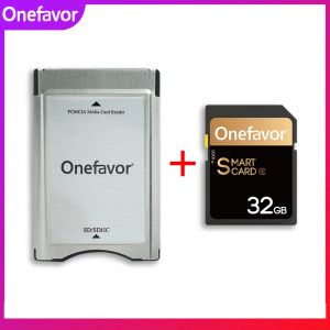 Cards OneFavor 32GB 16GB U3 SDHC Memória 90MB/S Card com Card PCMCIA Card Adapt