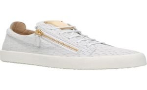 Scarpe casual giuseppe vera sneakers in pelle maschi scarpe chaussures de designer moca