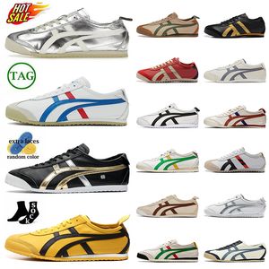 Fashion Designer Casual Tigers Shoes Luxury Og Original Tiger Mexico 66 Allenatori Domande Mens Brand Onitsukass Piattaforma in pelle Sneaker Vintage Sneakers Runners