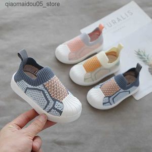 Sneakers Summer Childrens Casual Shoes Baby Girls Boys Outdoor Baby and Toddler Shoes Non Slip Soft Soled Childrens Casual Mesh Sports Shoes Q240413