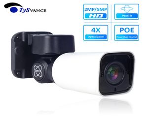 Super HD 5MP PTZ Bullet IP Camera Outdoor 4x Optical Zoom P6SLite 50MP PTZ wasserdichtes IP66 IR 50m CCTV -Sicherheit 48V POE7045555