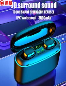 G5S TWS Mini Bluetooth Earphones Business Earpieces Waterproof IPX7 Sports Earskydd för Xiaomi Huawei iPhone Trådlösa hörlurar7207468