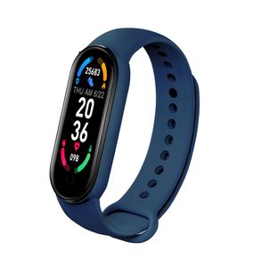 M6 Bracciale Smart Watches Uomini Donne guardano sport di tracciamento del fitness con frequenza cardiaca per Apple Xiaomi Android Smartwatch5589668