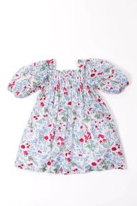 24 İlkbahar ve Yaz Yeni Çocuk Çiçek Elbisesi