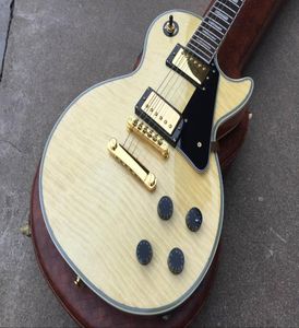 Продвижение натуральное 1959 Flame Maple Top ЭЛЕКТОРИКАЯ ГИТАРА 5 ПЕЧАТЬ КУД ПЕЧАТЬ ГЛАВОЙ ПЕРЕПОЛОДОВ