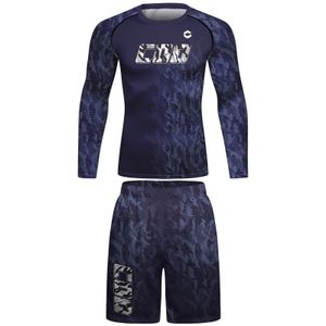 スポーツスイットコーディ・ランディン長袖jiu jitsu bjj rashguard for menタトゥークールな日焼け止めtシャツサイクリングサーフィンボクシングジャージ