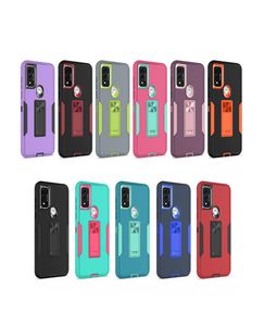 Armatura ibrida Case telefoniche invisibili per la staffa per Motorola Moto G pura difensore durevole Shock -Shock Rubber Protective Mobile Back Cove1880652